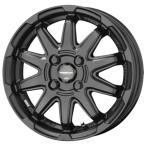BRIDGESTONE NEWNO 195/55R16 CIRCLAR C10S マットブラック 16インチ 6J+40 4H-100 4本セット