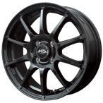 ホイール単品 4本セット 12インチ 3.5B+43 4H-100 MID WHEELES StaG ストロングガンメタ