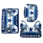 NFL カウボーイズ チーム バスルーム ラグマット 3ピースセット