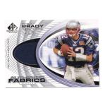 NFL トム・ブレイディ ペイトリオッツ トレーディングカード 2004 SP Game Used Edition Authentic Fabrics Crad Upper Deck