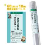 HEDONLEE 猫 壁紙保護シート60cm*10m 静電気吸着 壁紙シール はがせる 透明シート 爪研ぎ防止 ペット のり要らない キッチ