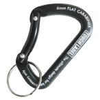  жесткий этикетка (TOUGH LABEL)kalabina Flat 6mm чёрный × чёрный VEX-126