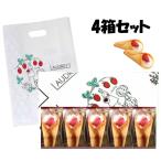 ショッピングいちご オードリー グレイシア ミルク5個×4箱 手提げ袋付 洋菓子 ギフト 贈答用 東京お土産 プレゼント お土産 贈り物 おしゃれ お返し スイーツ いちご