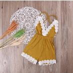  лето SALE*200 иен OFFga- Lee * детский комбинезон детская одежда девочка One-piece 