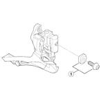 シマノ(SHIMANO) 直付式用 取付ボルト(M5×13.5)& 取付座金