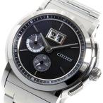 シチズン エコドライブ クオーツ メンズ 腕時計 CND72-0031 ブラック