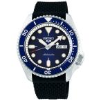 セイコー 5 SEIKO ファイブ スポーツ 自動巻(手巻き付き) 腕時計 SRPD71K2 ネイビー シリコンベルト