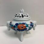  кастрюля остров . курильница три пара большой превосходящий произведение большой превосходящий обжиг в печи цветная роспись . цветок документ ... крышка три пара курильница лев ..