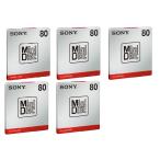 MDW80Tx5 SONY запись для Mini диск 80 минут MDW80T 5 шт. комплект 