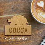 名札【インドホシガメ】 かわいい 