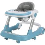  ходунки 2in1 baby War машина младенец складной высота регулировка возможность ручная тележка ширина вращение предотвращение compact место хранения удобный товары для малышей модный празднование рождения голубой 