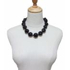 （訳ありSALE品・メール便送料無料）ククイナッツレイ・チョーカー/ブラック/黒色