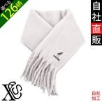 オリジナル刺繍ワンポイントモコモコストールレディースボリュームフリンジショ...