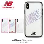 セール価格 iPhoneXS iPhoneX ケース iPhoneXR new balance ハイブリッドクリアケース ニューバランス スマホケース newbalance クリアケース ブランド カバー