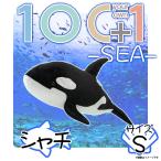 ぬいぐるみ シャチ クジラ くじら SM111 0806 100+1 SEA 海に暮らす生き物たち 哺乳類 魚 Sサイズ 太洋産業貿易 宅配便配送