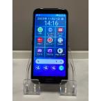 使用少 【新品同様】らくらくスマートフォン F-53E docomo SIMフリー [ネイビー] androidバージョン14 スマホ本体 A9000