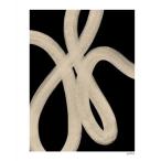 PAPER COLLECTIVE 北欧アートポスター Sand Lines 50ｘ70 送料無料-OS