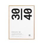 PAPER COLLECTIVE 北欧 アートポスター用オークフレーム 30ｘ40 送料無料-OS