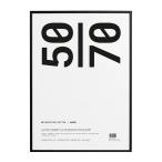 PAPER COLLECTIVE 北欧アートポスター用ブラックフレーム 50ｘ70 送料無料-OS
