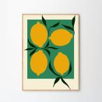 THE POSTER CLUB ポスター 北欧 おしゃれ アート アートポスター 絵画 デンマークGreen Lemon 30ｘ40 ザ・ポスタークラブ 送料無料-OS