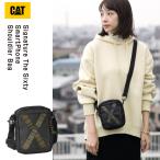 cat キャタピラー スマホショルダー メンズ スマホポーチ ショルダーポーチ 小物入れ ショルダーバッグ ユニセックス 撥水 ブラック 収納力 Bag cat84166