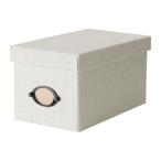 IKEA・イケア 収納ボックス・収納ケース KVARNVIK   ふた付きボックス,ホワイト (302.566.93)