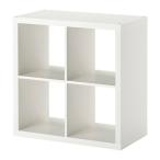 IKEA・イケア　書棚・本棚　KALLAX (カラックス)   シェルフユニット, ホワイト, 77x77 cm (703.518.86)