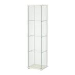 ガラス扉キャビネット IKEA イケア ガラスケース コレクションケース DETOLF デトルフ ホワイト (203.540.43)