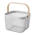 IKEA イケア RISATORP バスケット グレー　( 80487752)