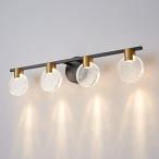 KUCICO LED Bathroom Light Fixtures,Modern 20W 4-Light Vanity Lights for Bat 並行輸入品