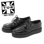 Yahoo! Yahoo!ショッピング(ヤフー ショッピング)tuk ラバーソール 通販 厚底靴 レディース メンズ パンクファッション ロカビリー ブランド 黒 レザー 革靴 おしゃれ ラバソール モッズ ティーユーケー