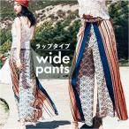 ワイドパンツ レディース エスニック 通販 パンツ フレアパンツ ガウチョパンツ シフォンパンツ ロングパンツ ゆったり 大きいサイズ 涼しい ボトムス