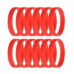 CCINEE команда разделение . компания. доказательство тоже силикон напульсник ( большой )12 шт. комплект ( красный )