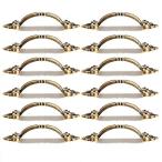 Dophee ручка античный модный ... ручка двери выдвижной ящик Mini руль ручка регулировки DIY retro style мебель латунь 12 шт. комплект 