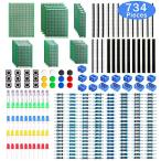 WayinTop универсальный основа доска PCB схема основа доска двусторонний 6 размер есть булавка заголовок булавка гнездо 40 булавка сопротивление контейнер 1Ω~10MΩ 30 вид ta-mi