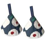  треугольник прихватка 2 шт. комплект кухня рукавица печь рукавица модный симпатичный Северная Европа способ жаростойкий рукавица кастрюля кастрюля крышка левый правый двоякое применение место хранения удобный ( цветок )