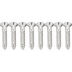 SCUD накладка замка винт, задний, мм размер,8P хром PS09CH