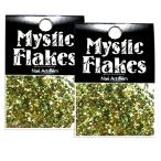  Mystic f гонки ногти для Stone Aurora зеленый Circle 1mm 0.5g 2 шт. комплект 