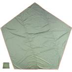 iBeamed 5 квадратная форма тент на землю авторучка tagon брезент кемпинг (1 сторона 290cm, зеленый )