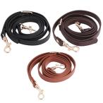 [rubonalie] плечо ремешок PU кожа Gold металлические принадлежности 120cm 3 шт. комплект (3 цвет )