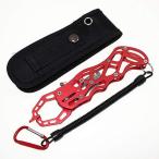 1091(i ноги i) compact захват для рыбы супер-легкий 74g алюминиевый рыба .. Sam выключатель ( красный )