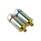 MG-M MMCX коннектор li кабель баланс рукоятка da тип собственное производство для позолоченный A мужской серебряный 2 шт. комплект 