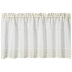SunnyDayFabric короткие занавески ma Caro n примерно 110cm ширина ×45cm длина бежевый 