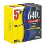 SONY 3.5 type MO диск 5 листов 640MB Macintosh формат 5EDM-640CMF