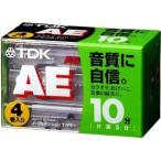 TDK аудио кассетная лента AE 10 минут 4 шт упаковка [AE-10X4G]