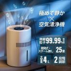 加湿器 気化式加湿器 大容量 4L 最大25畳対応 4重除菌 上部給水 加湿機 自動湿度調整 お手入れ 簡単 乾燥対策 ウイルス対策 超静音 省エネ 節電 USB 小型 家庭用