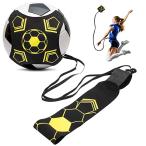 DFsucces サッカー トレーニングトレーニングベルト 自主練習ベルト 調節可能 伸縮ゴムバンド ボール拾い不要 練習道具 大人 子供用 サッカー