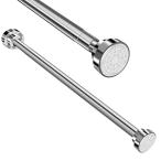 つっぱり棒 強力 伸縮棒 突っ張り棒 ステンレス 省スペース 長さ調節可能85-140cm 収納 ポール カーテンレール シャワーカーテンロッド 突っ張りラック室内 物干