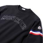 モンクレール スウェットシャツ 8G00005 999ブラック MONCLER メンズ トレーナー2023年春夏