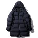 モンクレール ロングダウンジャケット EXE 999ブラック MONCLER ダウンコート メンズ